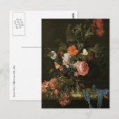Floral Fine Art met Rozen Briefkaart (Voorkant / Achterkant)