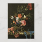 Floral Fine Art met Rozen Briefkaart (Voorkant)