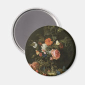 Floral Fine Art met Rozen Magneet (Voorkant / Achterkant)