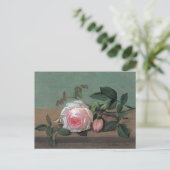 Floral Fine Art Roze Briefkaart (Staand voorkant)