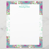 Floral Finesse Unlined Paper Sheet (Voorkant)