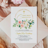 Floral First Heilige Communie Kaart