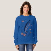 Floral Fish Art – Women’s Sweatshirt (Voorkant volledig)