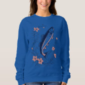 Floral Fish Art – Women’s Sweatshirt (Voorkant)