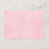 Floral fista baby shower book request insert informatiekaartje (Achterkant)