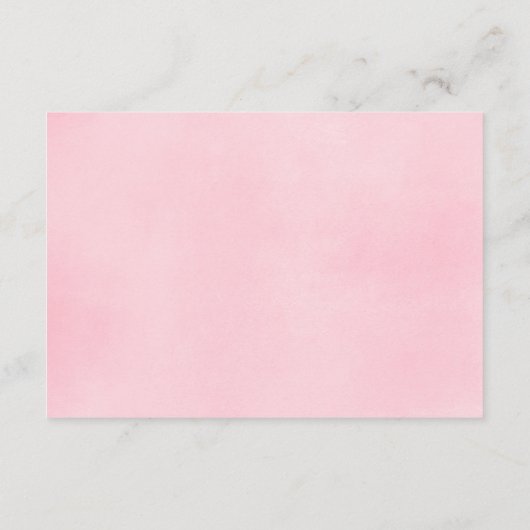 Floral fista baby shower book request insert informatiekaartje (Achterkant)