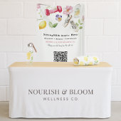 Floral Fitness | Wellness QR Code Branding Spandoek