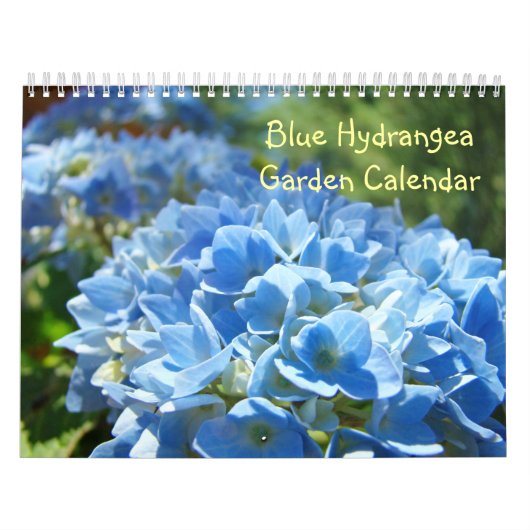 Floral flacons van de blauwe hydrangea Garden Kalender (Hoes)