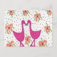Floral Flamingo Fiesta