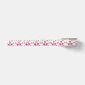 Floral Flamingo Fiesta Satijnen Lint (Voorkant)