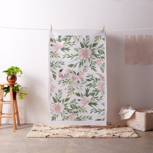 Floral Flamingo patroon Stof (Voorbeeld)