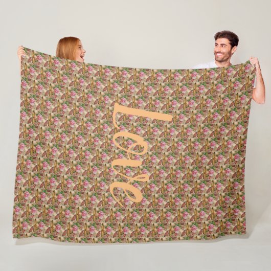 Floral Fleece Deken (In situ)