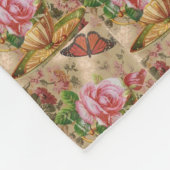 Floral Fleece Deken (Hoek)