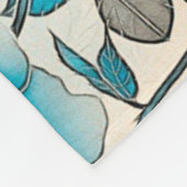 Floral Fleece Deken (Hoek)