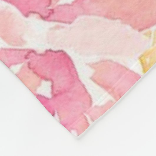  Floral Fleece Deken (Hoek)