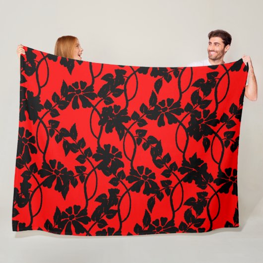 Floral Fleece Deken (In situ)