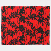 Floral Fleece Deken (Voorkant (Horizontaal))