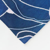 Floral Fleece Deken (Hoek)