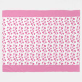 Floral Fleece Deken (Voorkant (Horizontaal))