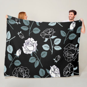 Floral Fleece Deken