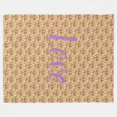 Floral Fleece Deken (Voorkant (Horizontaal))