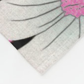 Floral Fleece Deken (Hoek)