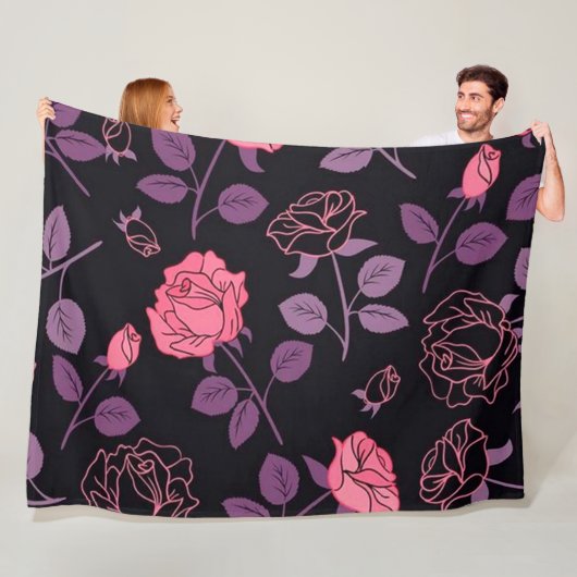 Floral Fleece Deken (In situ)
