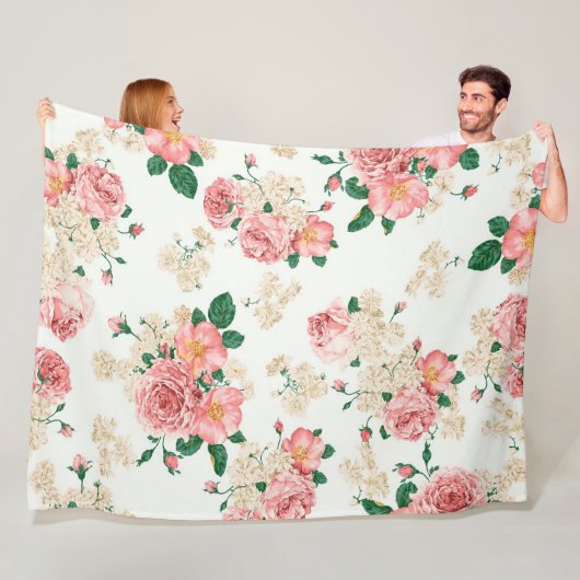 Floral Fleece Deken (In situ)