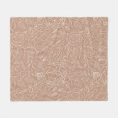  Floral Fleece Deken (Voorkant (Horizontaal))