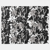 Floral Fleece Deken (Voorkant (Horizontaal))