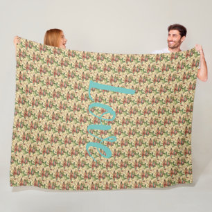 Floral Fleece Deken
