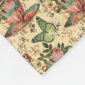 Floral Fleece Deken (Hoek)