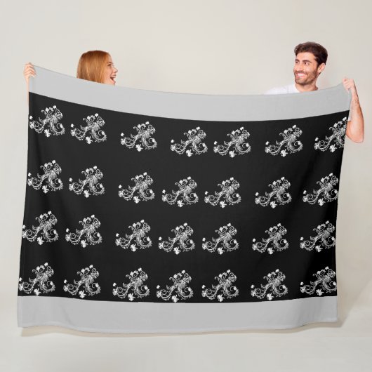 Floral Fleece Deken (In situ)