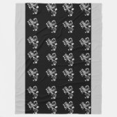 Floral Fleece Deken (Voorkant)