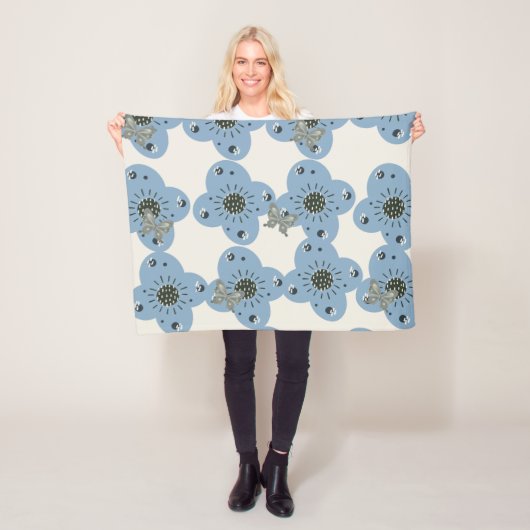 Floral Fleece Deken (In situ)