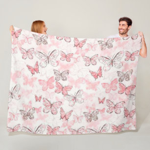 Floral Fleece Deken