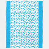 Floral Fleece Deken (Voorkant)