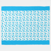 Floral Fleece Deken (Voorkant (Horizontaal))