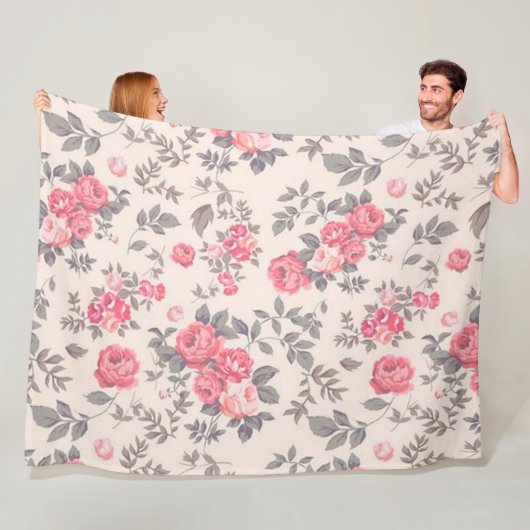 Floral Fleece Deken (In situ)