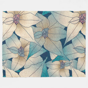 Floral Fleece Deken