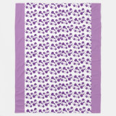 Floral Fleece Deken (Voorkant)