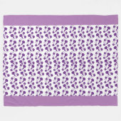 Floral Fleece Deken (Voorkant (Horizontaal))