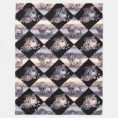 Floral Fleece Deken (Voorkant)