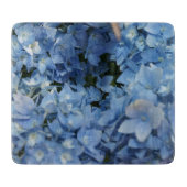 Floral fleur – Flowers – Blumen – blue – blau Snijplank (Voorkant)
