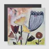 Floral Fling 2 Magnetische Kaart (Voorkant / Achterkant)