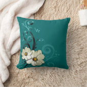  Floral Flourish Favor | turquoise Kussen (Deken)