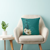  Floral Flourish Favor | turquoise Kussen (Stoel)