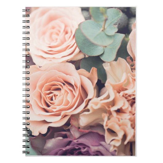 FLORAL FLOWER GARDEN NOTITIEBOEK JOURNAL VOOR VROU (Voorkant)