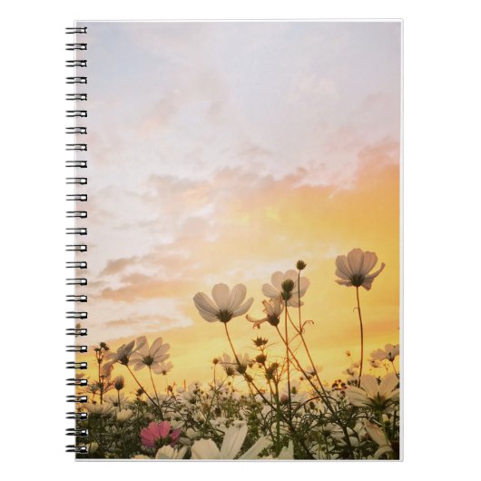 FLORAL FLOWER GARDEN NOTITIEBOEK JOURNAL VOOR VROU (Voorkant)