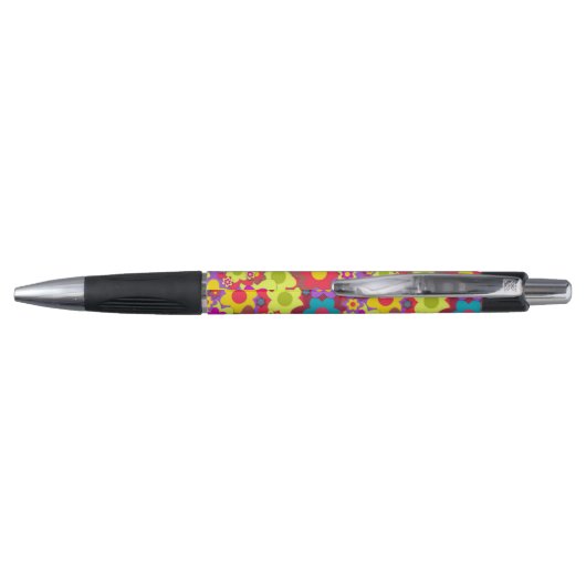 Floral flower power hippy pen (Achterkant)